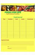 Image result for Nutrition Diary Template