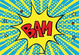 Image result for Bam Comic Book Art