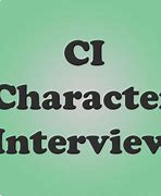 Image result for Character Interview