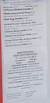 Image result for Ben's Fresh Menu