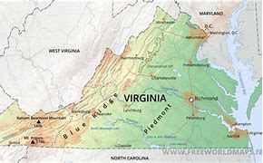 Image result for United States Map of Virginia