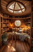 Image result for Cozy Library Room