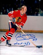 Image result for Bobby Hull Hockey Game