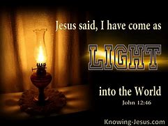 Image result for John 12 46 Candle