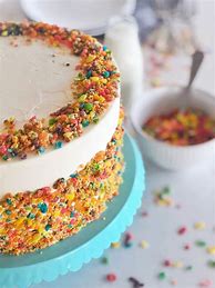 Image result for fruity pebbles cake