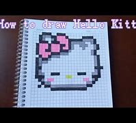 Image result for Hello Kitty Cat Pixel Art