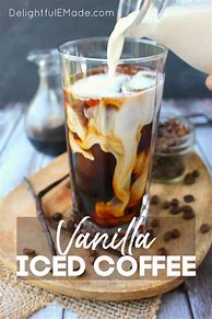 Image result for Vanilla Bean Iced Coffee