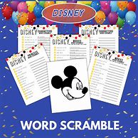 Image result for Disney Word Scramble