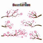 Image result for Cherry Blossom Single Flower Clip Art