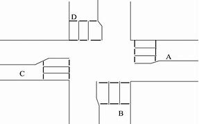 Image result for controlled intersection diagram