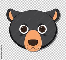 Image result for Black Bear Head