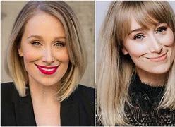 Image result for Point Cutting Bangs Before and After