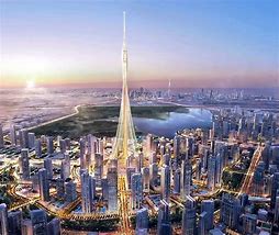 Image result for Dubai Creek Tower Construction Pics