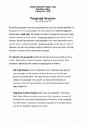 Image result for Paragraph Writing Structure