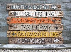 Image result for Deer Hunting Tin Signs