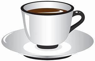 Image result for Coffee Cup Clip Art Black and White