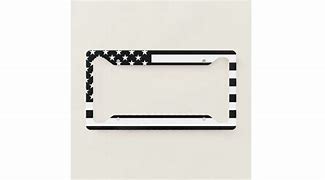 Image result for Black US Flag License Plate Frames