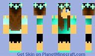 Image result for Blue Flower Girl Minecraft Skin Nova