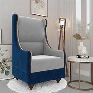 Image result for Grey Wingback Chair