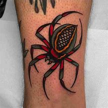 Image result for Old School Spider Tattoo