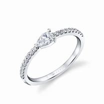 Image result for Pear-Shaped Engagement Ring Classic Gokd Band