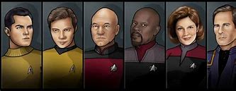 Image result for Star Trek Series Captains in Chronological Order