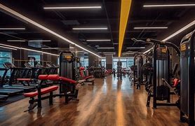 Image result for Gym Decor Black Ceiling