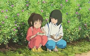 Image result for Spirited Away Chihiro Sitting