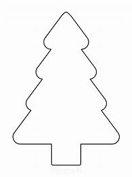 Image result for Rounded Christmas Tree Outline