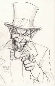 Image result for The Joker Simple Sketch