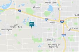 Image result for Lyon Michigan Map