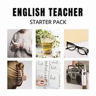 Image result for English Teacher Starter Pack Meme