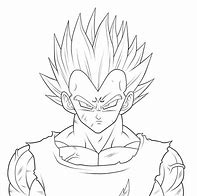 Image result for goku head drawing