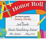 Image result for Honor Roll Paper