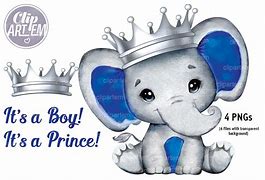 Image result for Baby Boy Blue Elephant Clip Art