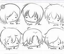 Image result for How to Draw Chibi Boy Hair