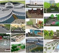 Image result for Landscape Plaza SketchUp