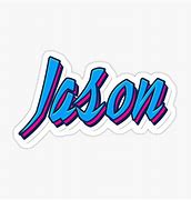 Image result for Jason Name Sticker