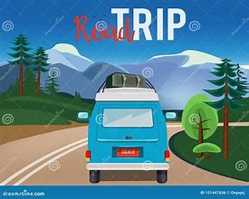 Image result for Road Trip Map Cartoon