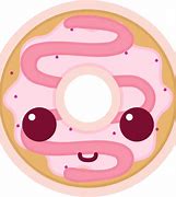 Image result for Kawaii Donut PNG