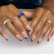 Image result for Nail Designs with Blue Tips