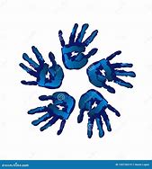 Image result for Blue Hand with Blue Outline Circle