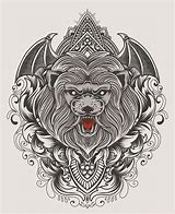 Image result for Lion Head Engraving