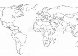 Image result for Global Map Black and White