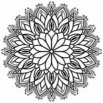 Image result for Unique Mandala Art Designs Black and White