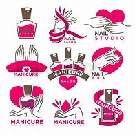 Image result for Vector Style Logo Nail Salon