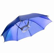 Image result for Umbrella Hat Blue Yellow