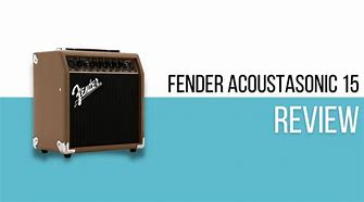 Image result for Fender Acoustasonic 15