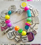 Image result for Oversized Charm Bracelet