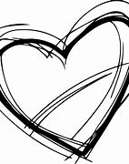 Image result for Heart Sketch PNG